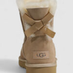 Stivali UGG MINI BAILEY BOW II Beige chiaro - Foto 4