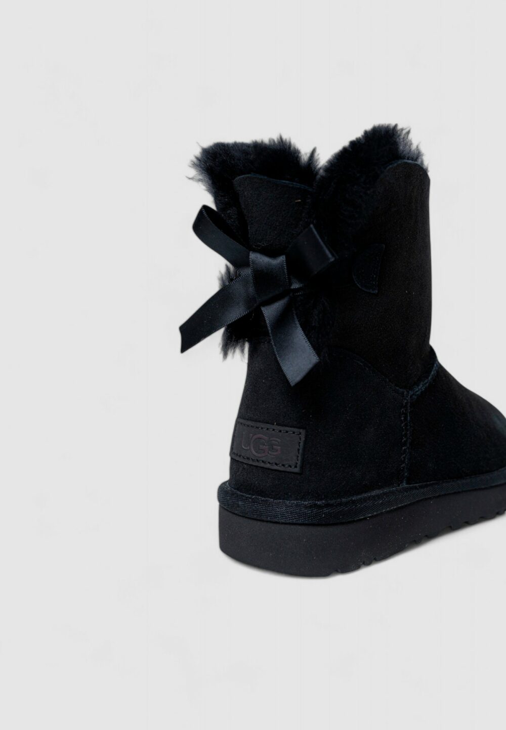 Stivali UGG MINI BAILEY BOW II Nero - Foto 3