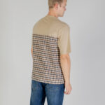 T-shirt Aquascutum ACTIVE CLUB CHECK LOGO T-SHIRT Beige - Foto 3