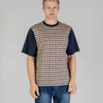 T-shirt Aquascutum ACTIVE SIDE CLUB CHECK T-SHIRT Blu - Foto 1