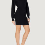 Vestito corto Vero Moda VMHOLLYKARIS LS O-NECK DRESS GA BOO Nero - Foto 3