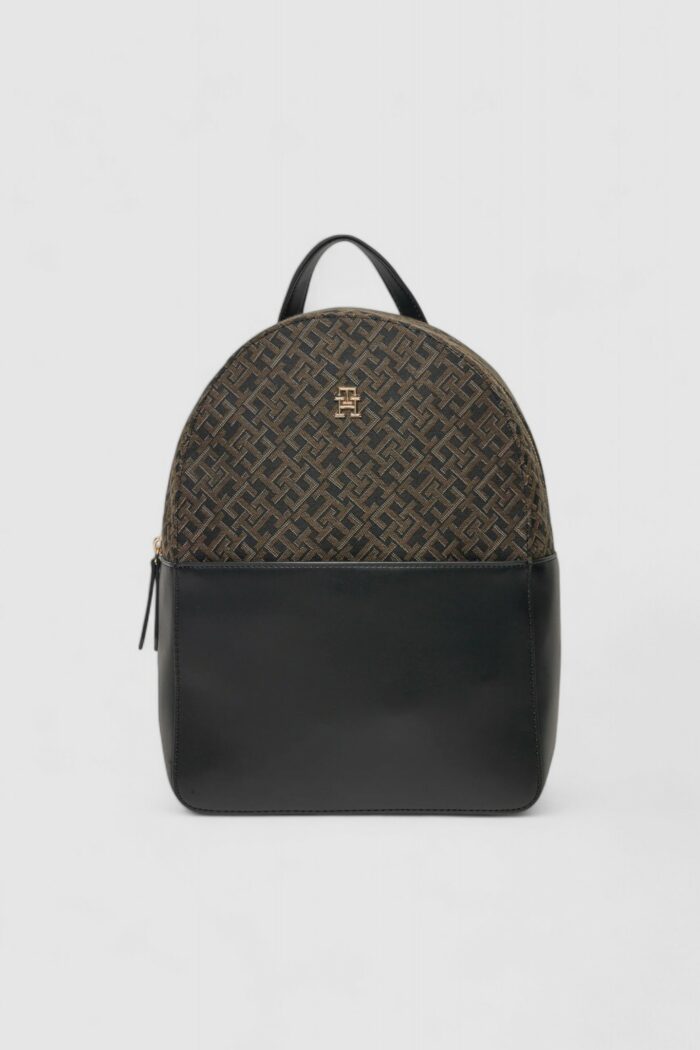 Zaino Tommy Hilfiger TH JACQUARD BACKPACK Nero