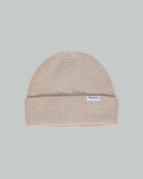 Berretto Aquascutum ACTIVE BEANIE LOGO Beige - Foto 1