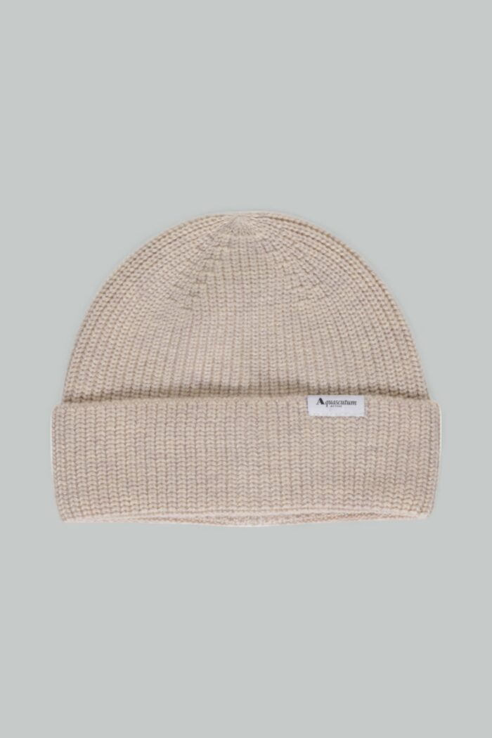 Berretto Aquascutum ACTIVE BEANIE LOGO Beige – AA_A004_CP010