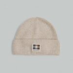 Berretto Aquascutum ACTIVE BEANIE PATCH Beige - Foto 1