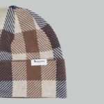 Berretto Aquascutum ACTIVE MACRO CHECK BEANIE MACRO CLUB Beige - Foto 2