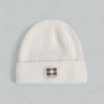 Berretto Aquascutum ACTIVE BEANIE PATCH Bianco - Foto 1