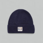 Berretto Aquascutum ACTIVE BEANIE PATCH Blu - Foto 1