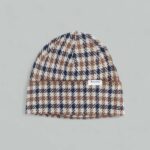 Berretto Aquascutum CLUB CHECK BEANIE Blu - Foto 1