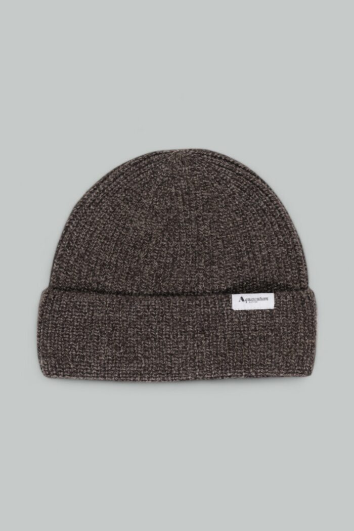 Berretto Aquascutum ACTIVE BEANIE LOGO Marrone – AA_A004_CP010