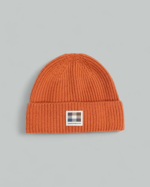 Berretto Aquascutum ACTIVE BEANIE PATCH Ruggine - Foto 1