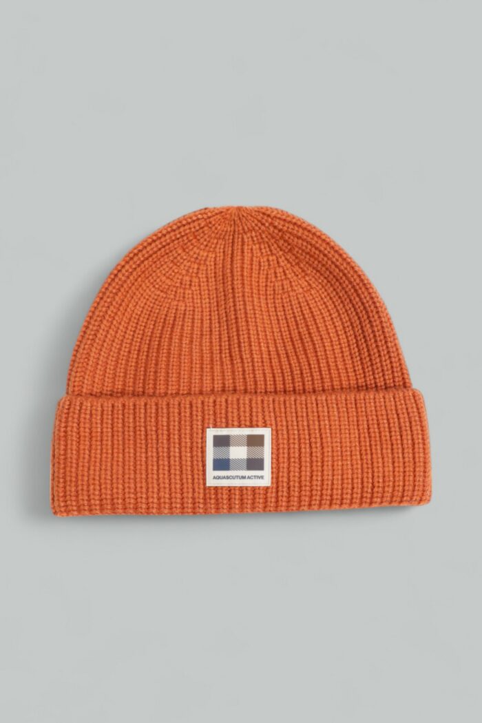 Berretto Aquascutum ACTIVE BEANIE PATCH Ruggine