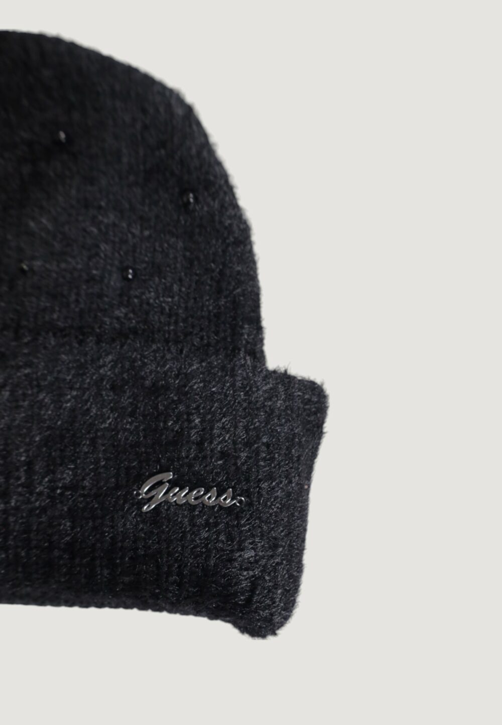 Berretto Guess TERESA PEARLS BEANIE SWTR Nero - Foto 4