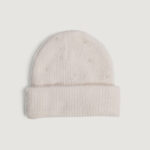 Berretto Guess TERESA PEARLS BEANIE SWTR Panna - Foto 3