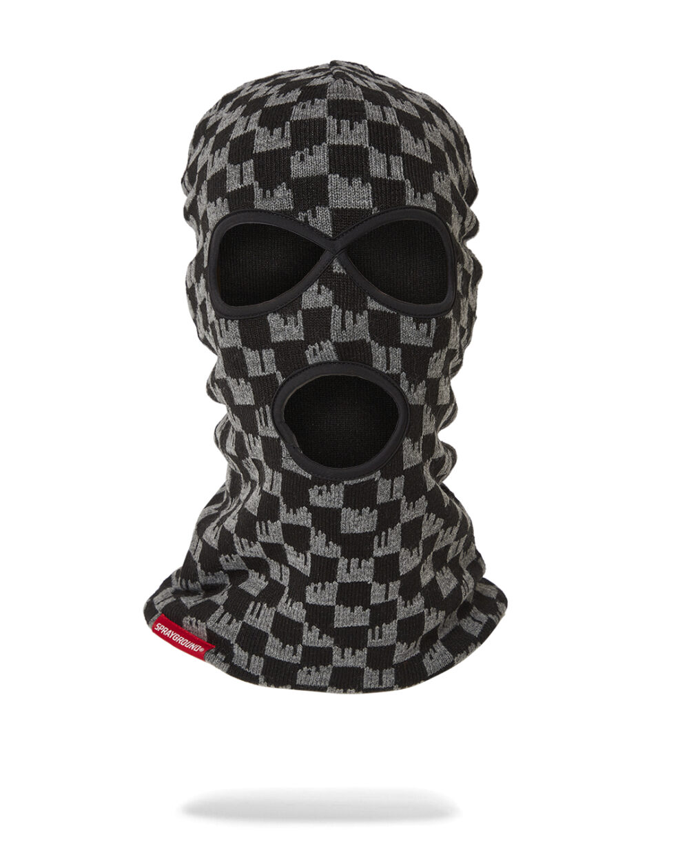 Berretto Sprayground CHECKERED DRIP MASK Nero - Foto 1