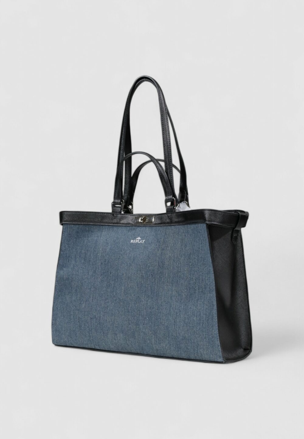 Borsa Replay PU Blue Denim - Foto 2