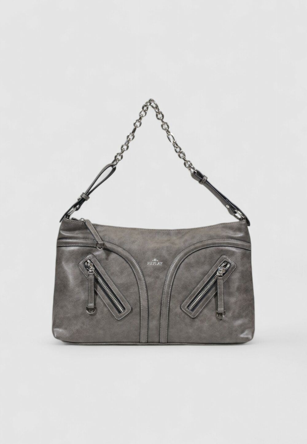 Borsa Replay VINTAGE PU Grigio - Foto 1