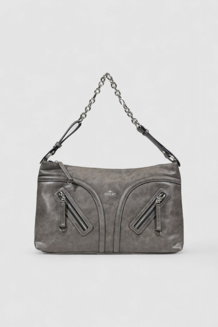 Borsa Replay VINTAGE PU Grigio