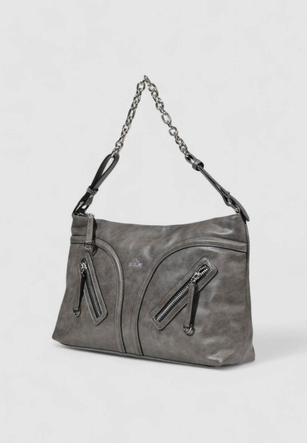 Borsa Replay VINTAGE PU Grigio - Foto 3