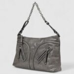 Borsa Replay VINTAGE PU Grigio - Foto 3