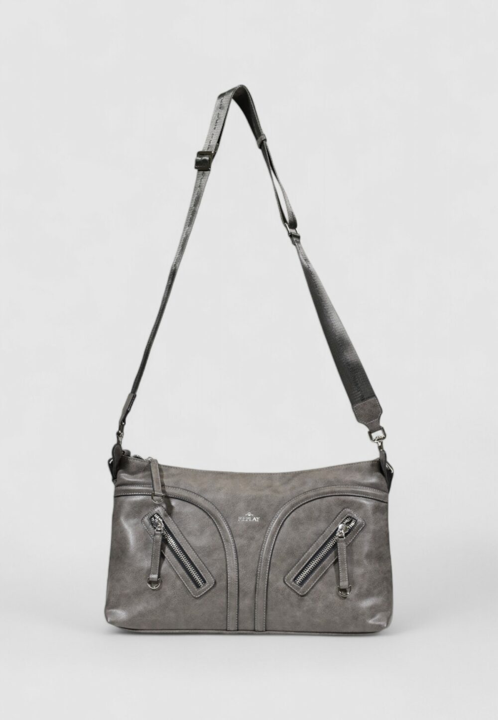 Borsa Replay VINTAGE PU Grigio - Foto 2