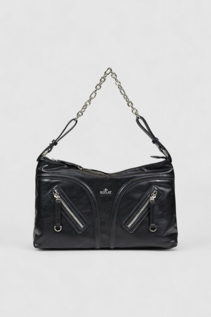 Borsa Replay VINTAGE PU Nero