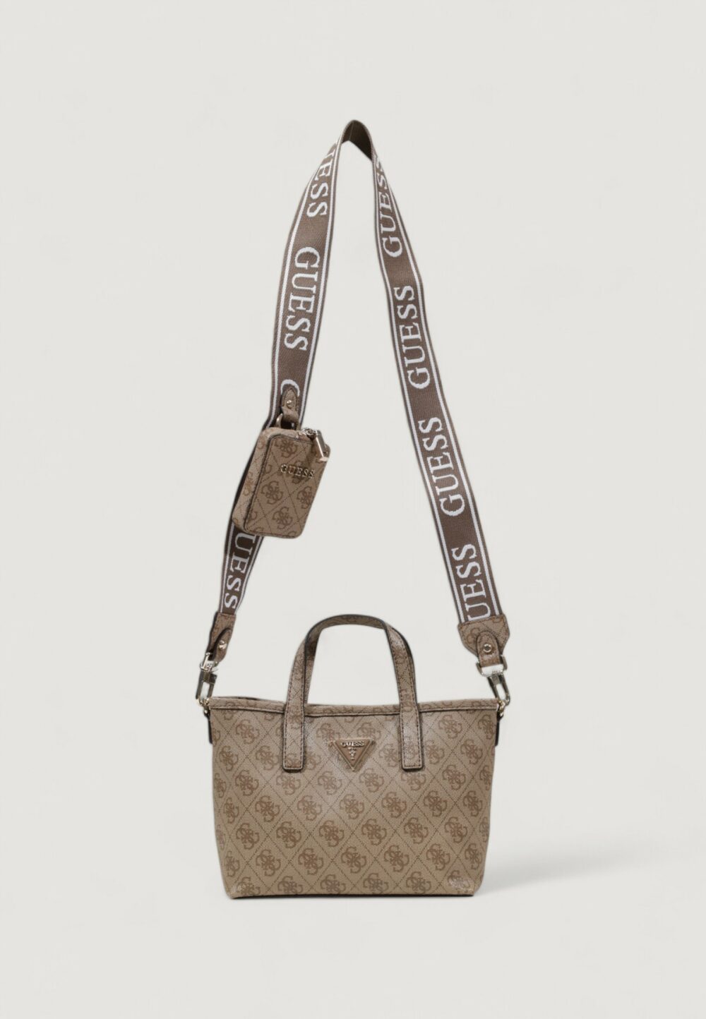 Borsa Guess LATONA MINI TOTE Beige - Foto 1