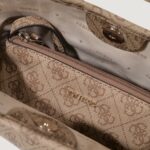 Borsa Guess LATONA MINI TOTE Beige - Foto 5