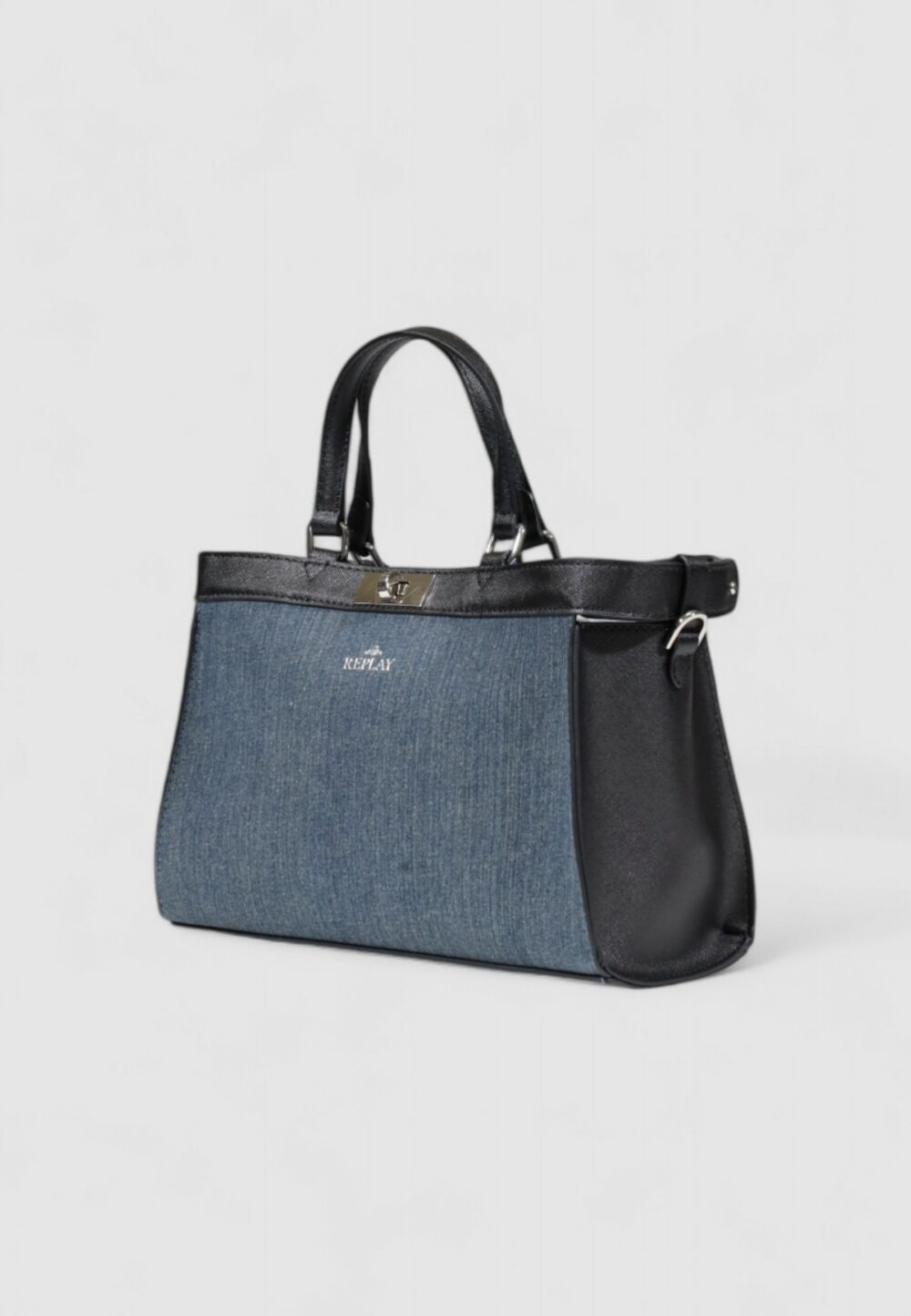 Borsa Replay PU Blue Denim - Foto 3