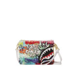 Borsa Sprayground FUR GRAFF POUCHETTE Bianco - Foto 1