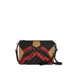 Borsa Sprayground EVIL TRIPLE DECKER POUCHETTE Nero - Foto 1