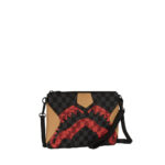 Borsa Sprayground EVIL TRIPLE DECKER POUCHETTE Nero - Foto 2