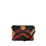 Borsa Sprayground EVIL TRIPLE DECKER POUCHETTE Nero - Foto 4