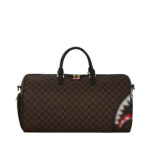 Borsa Sprayground SHARKS IN PARIS BLUR DUFFLE Marrone - Foto 1