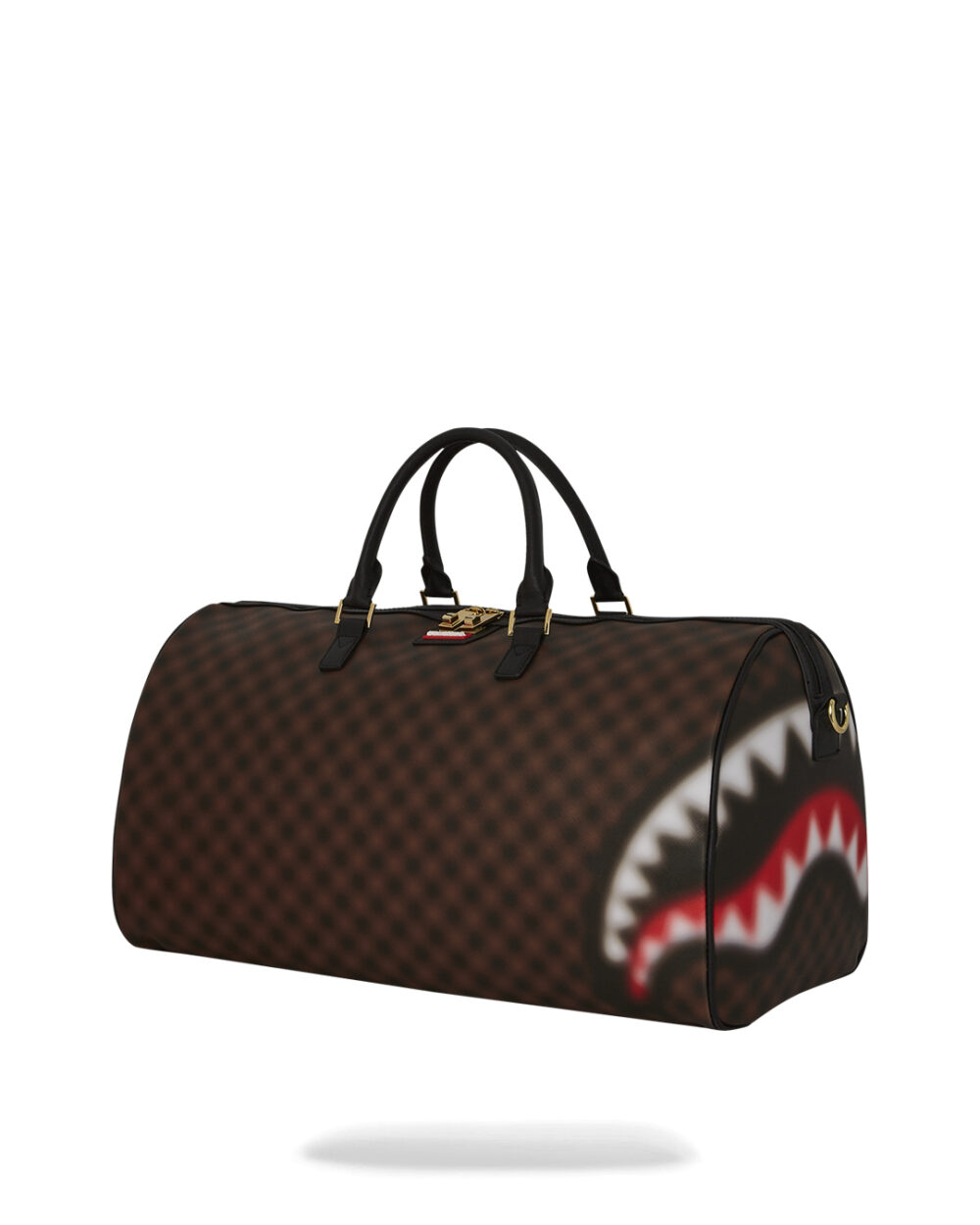 Borsa Sprayground SHARKS IN PARIS BLUR DUFFLE Marrone - Foto 3