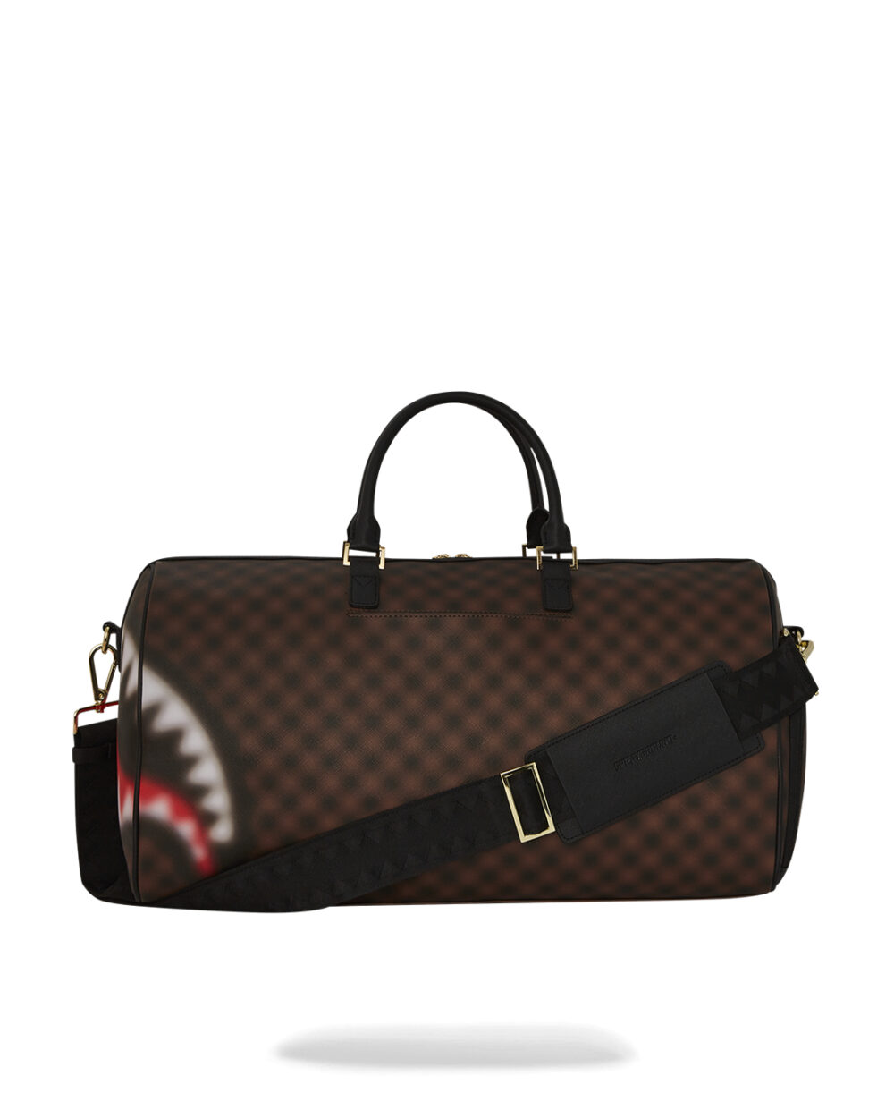 Borsa Sprayground SHARKS IN PARIS BLUR DUFFLE Marrone - Foto 4