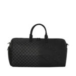 Borsone Sprayground HALF SPRITZ BLACK/GREY CHECK DUFFLE Nero - Foto 1