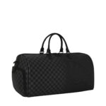 Borsone Sprayground HALF SPRITZ BLACK/GREY CHECK DUFFLE Nero - Foto 2