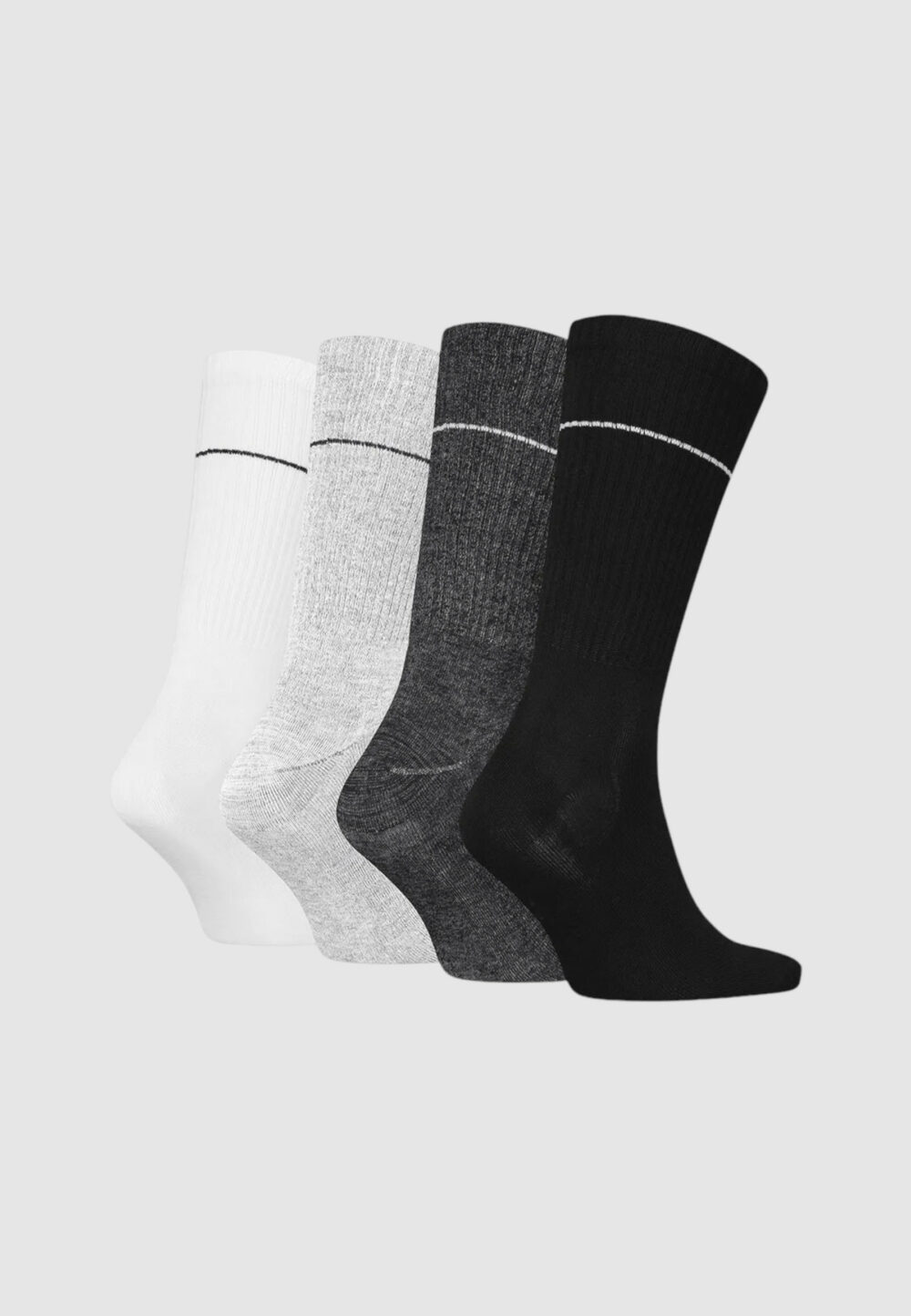 Calzini Lunghi Calvin Klein CKJ MEN SOCK 4P GIFTBOX Black-White - Foto 3