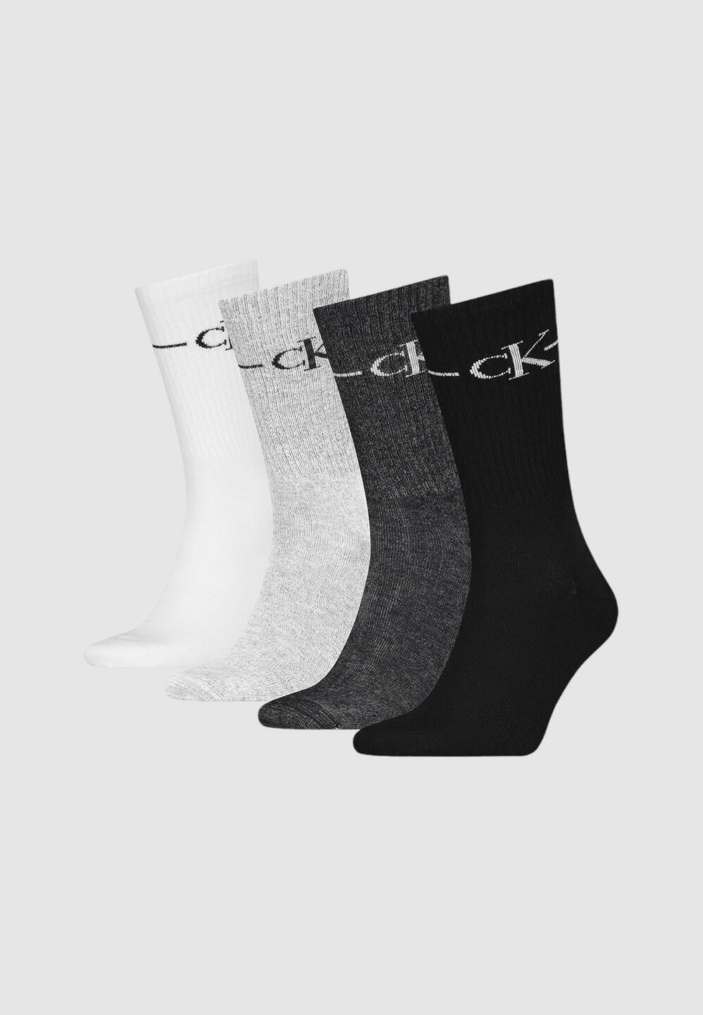 Calzini Lunghi Calvin Klein CKJ MEN SOCK 4P GIFTBOX Black-White - Foto 2