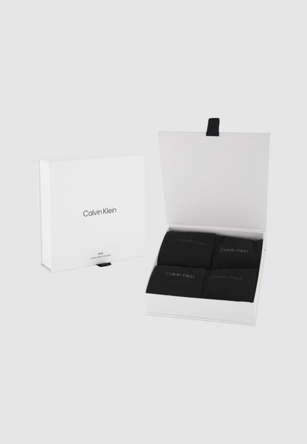 Calzini Lunghi Calvin Klein SOCK 4P GIFTBOX Grigio - Foto 1