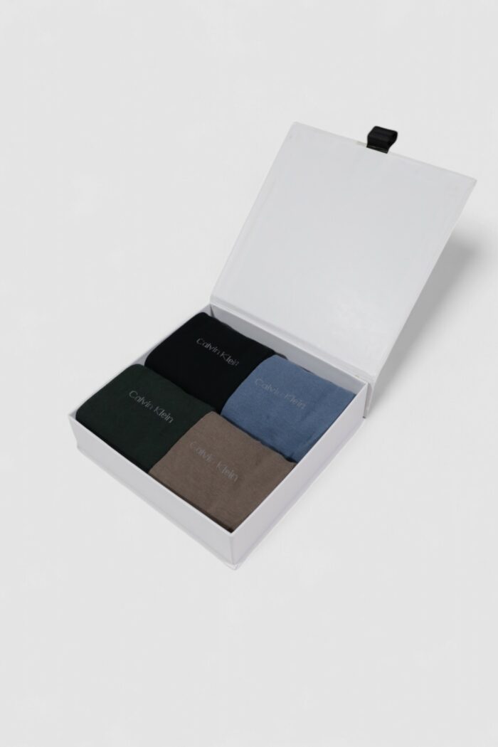 Calzini Lunghi Calvin Klein SOCK 4P GIFTBOX Nero