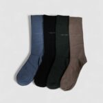 Calzini Lunghi Calvin Klein SOCK 4P GIFTBOX Nero - Foto 5