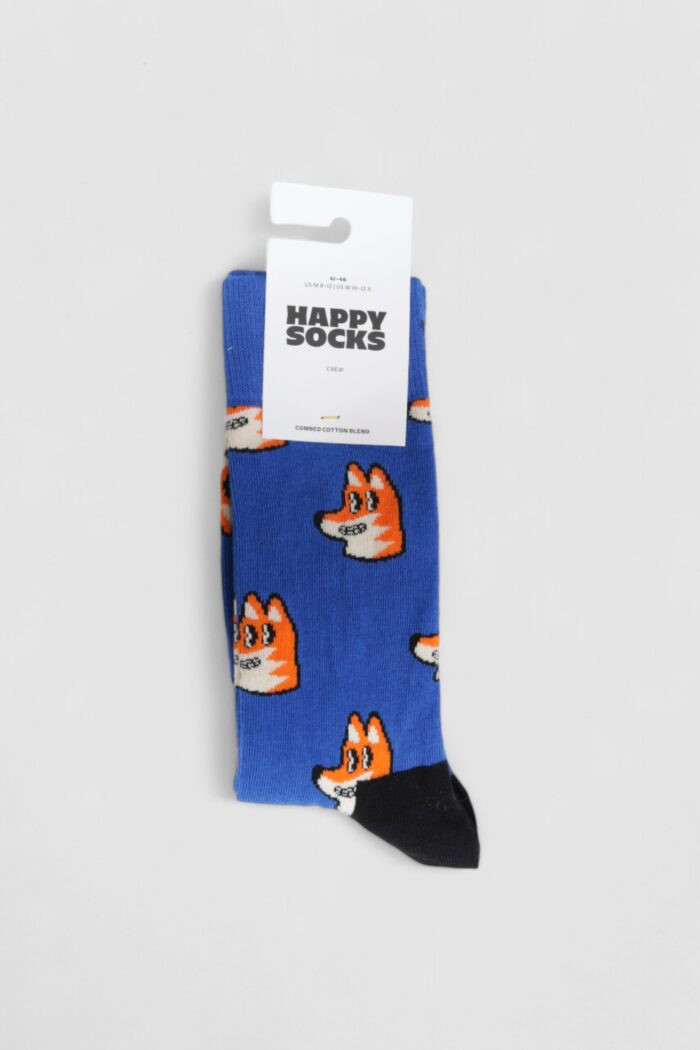 Calzini Lunghi Happy Socks FOX SOCK UNISEX Azzurro