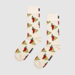 Calzini Lunghi Happy Socks HOT CHILI SOCK UNISEX Beige - Foto 1