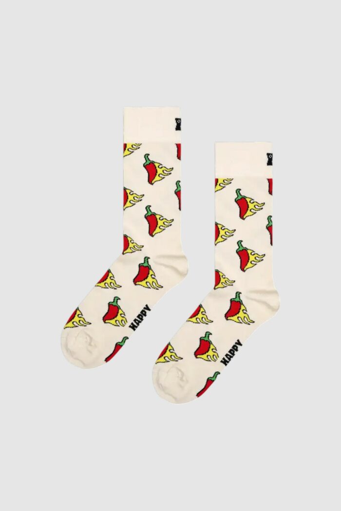 Calzini Lunghi Happy Socks HOT CHILI SOCK UNISEX Beige