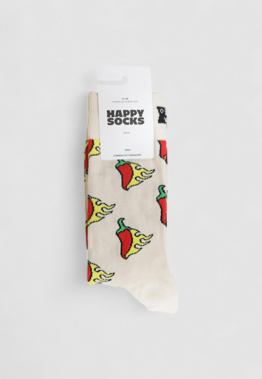 Calzini Lunghi Happy Socks HOT CHILI SOCK UNISEX Beige - Foto 2