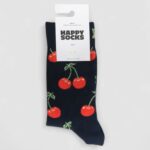 Calzini Lunghi Happy Socks CHERRY SOCK UNISEX Blu - Foto 2