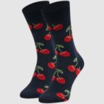 Calzini Lunghi Happy Socks CHERRY SOCK UNISEX Blu - Foto 1