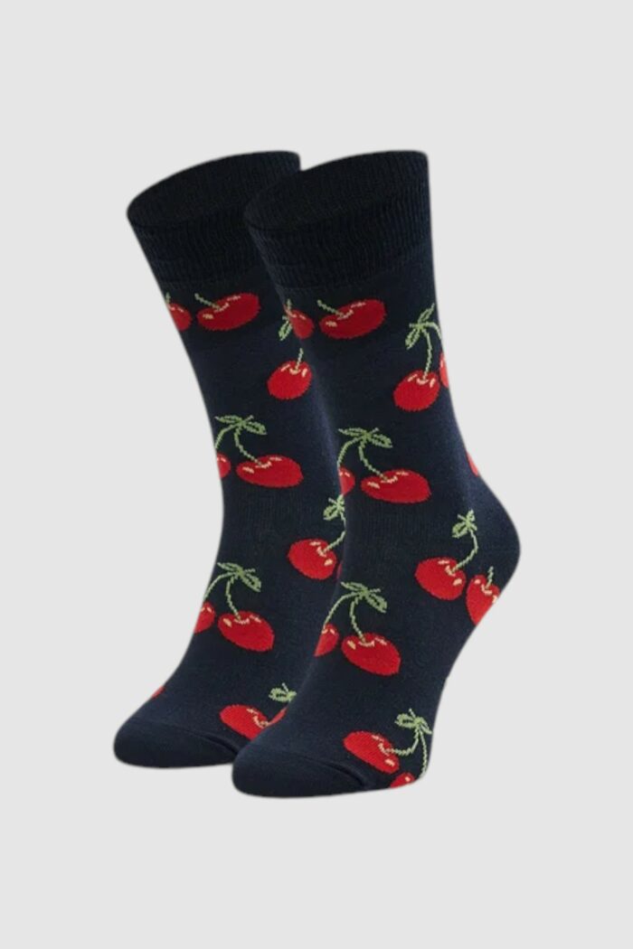 Calzini Lunghi Happy Socks CHERRY SOCK UNISEX Blu